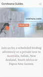 Mobile Screenshot of gondwanaguides.com.au